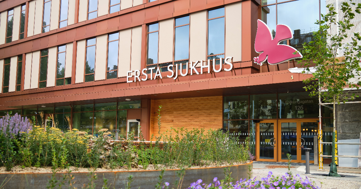 Exterior of Ersta Hospital | Photo: Johan Stomberg