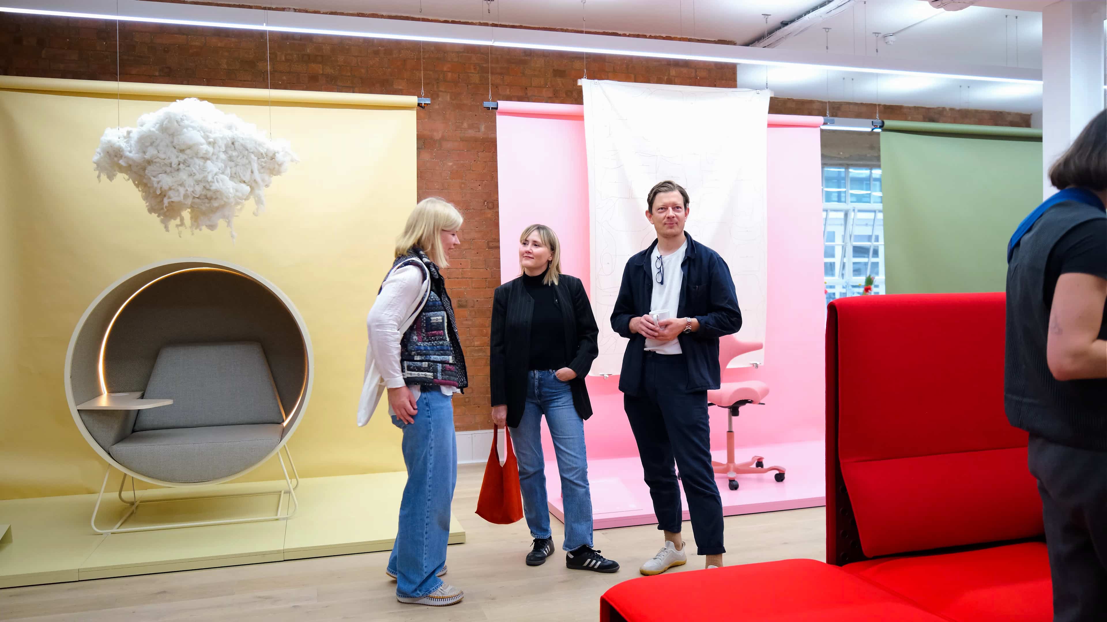 Event photography from Flokk showroom at Clerkenwell Design Week 2025 | Photo: Michal Chojnacki