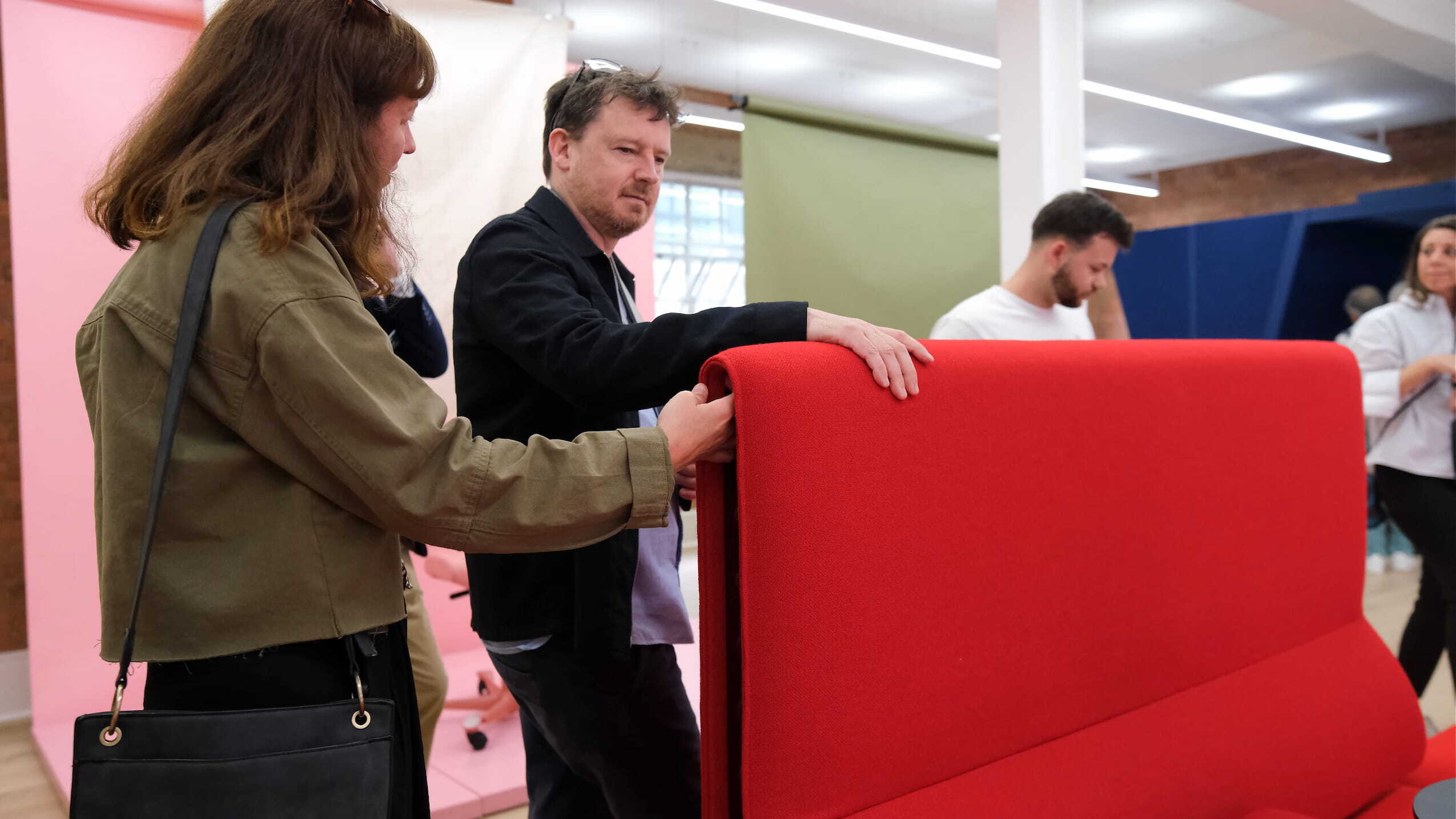 Event photography from Flokk showroom at Clerkenwell Design Week 2025 | Photo: Michal Chojnacki