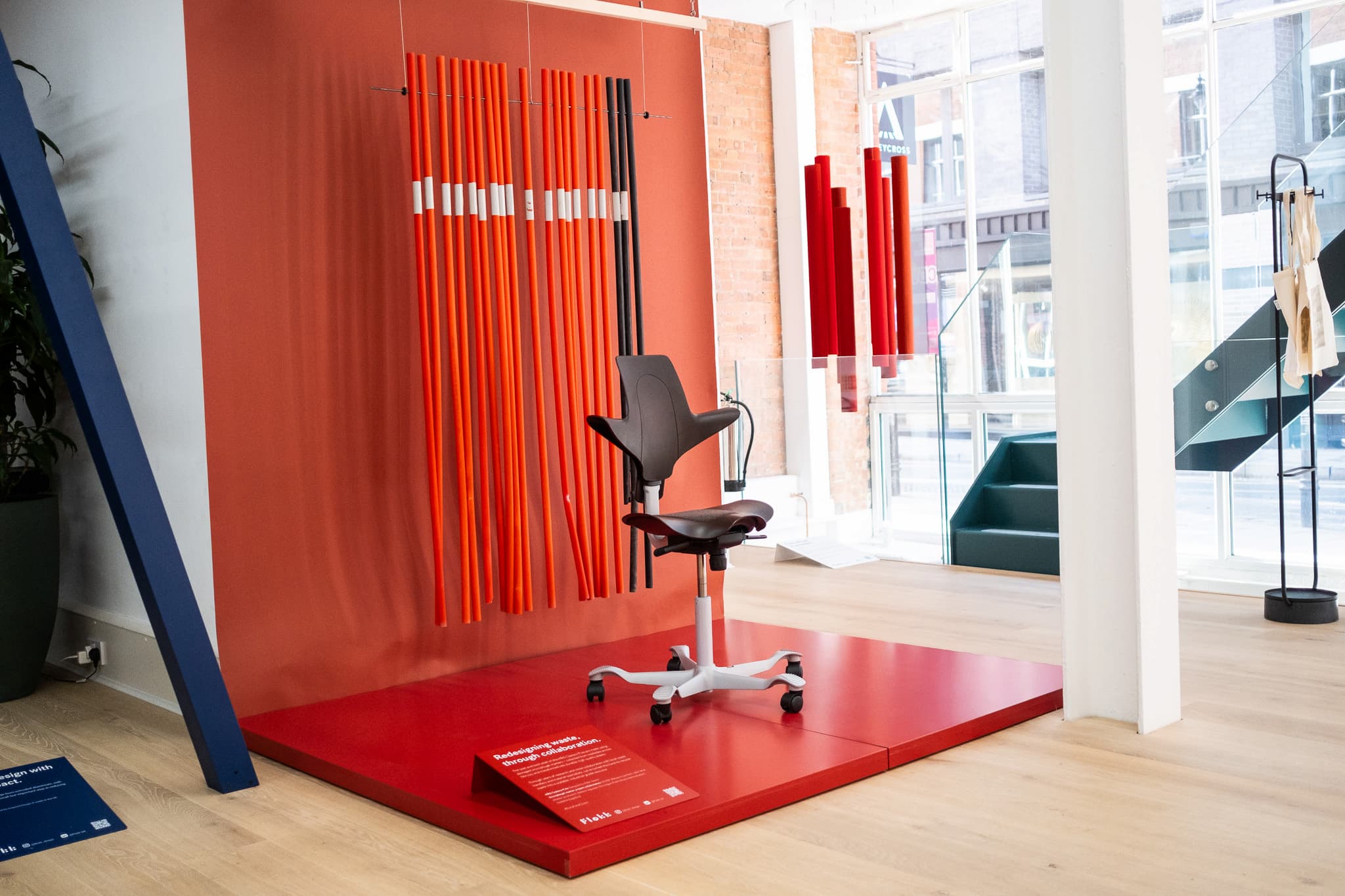 Event photography from Flokk showroom at Clerkenwell Design Week 2025 | Photo: Michal Chojnacki