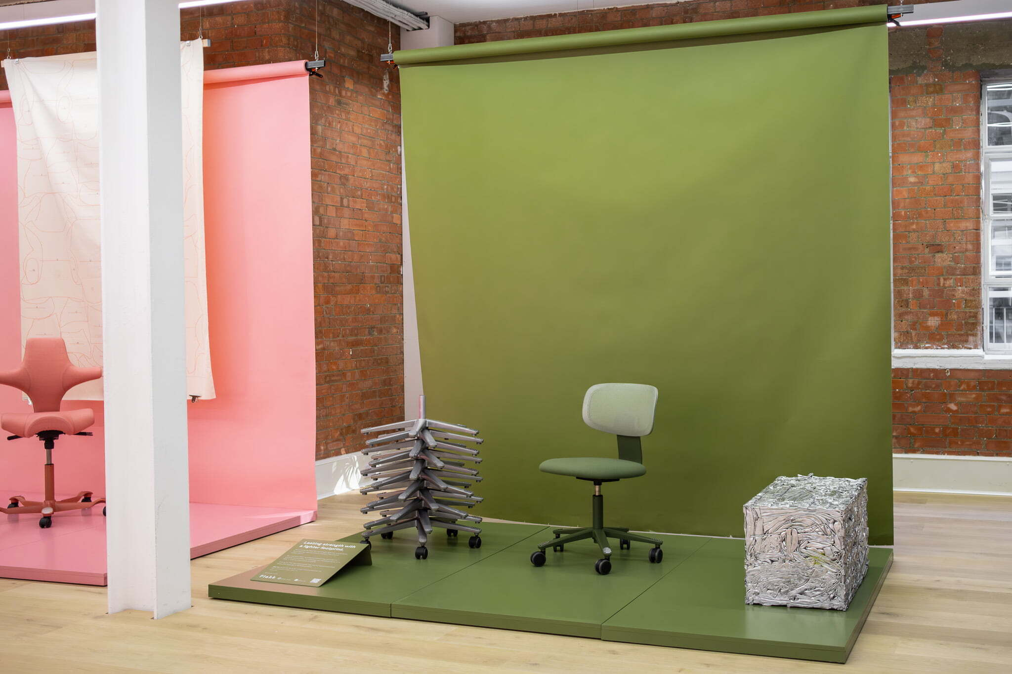 Event photography from Flokk showroom at Clerkenwell Design Week 2025 | Photo: Michal Chojnacki